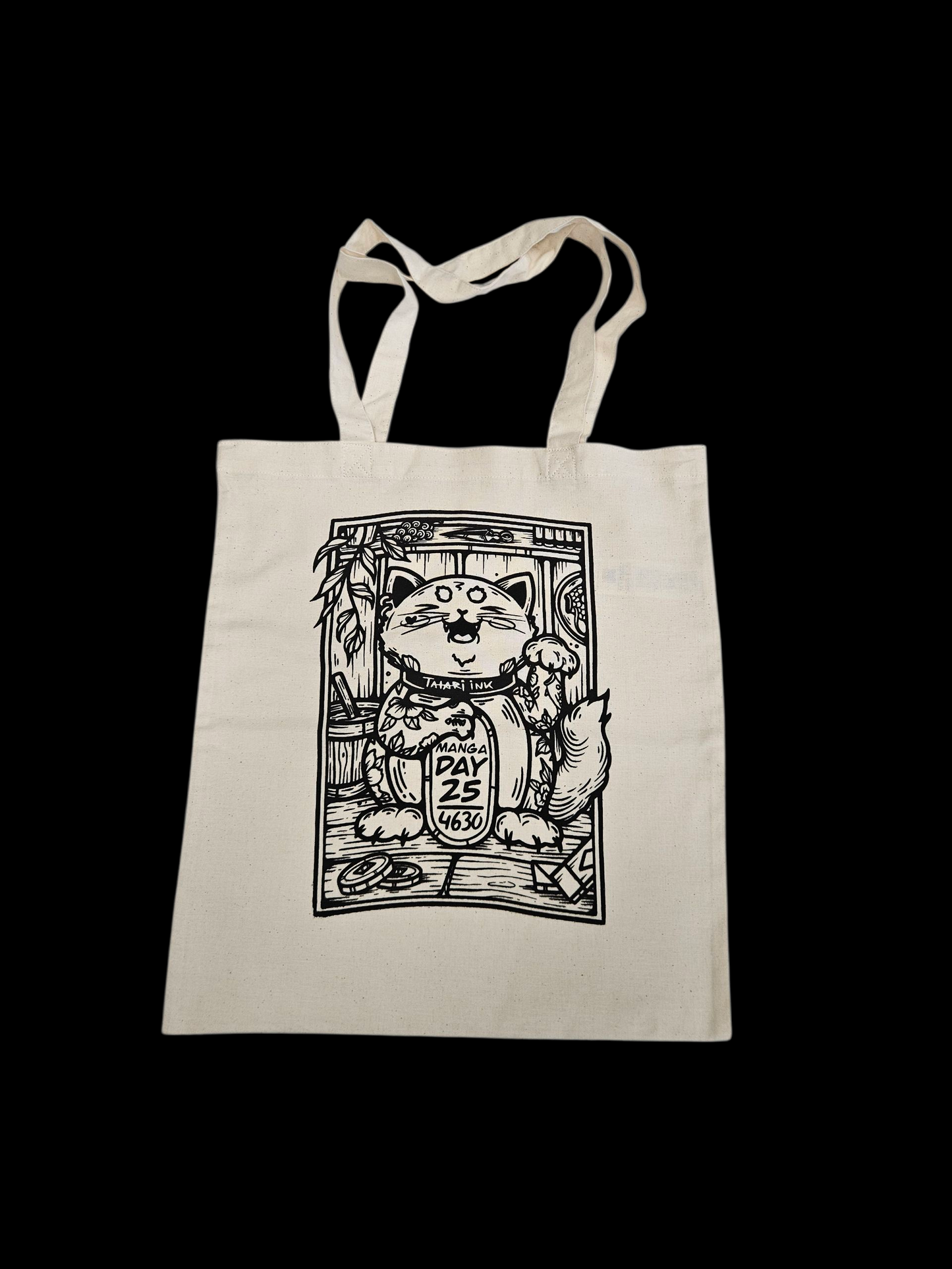 Maneki Spirit Art Beutel by Tatari_Ink image 0