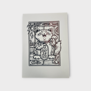 Maneki Spirit Art Print by Tatari_Ink