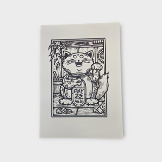 Maneki Spirit Art Print by Tatari_Ink