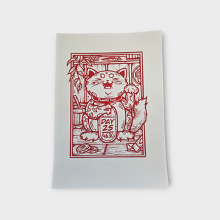 Maneki Spirit Art Print by Tatari_Ink