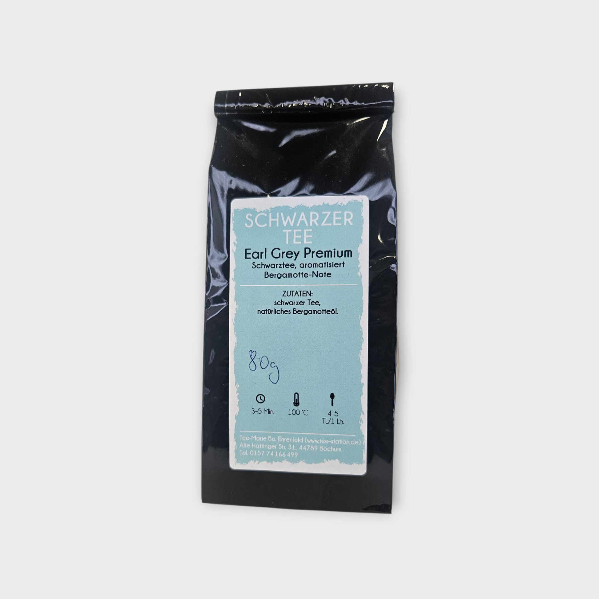 Earl Grey Premium – Schwarzer Tee mit natürlicher Bergamotte (80 g) image 0
