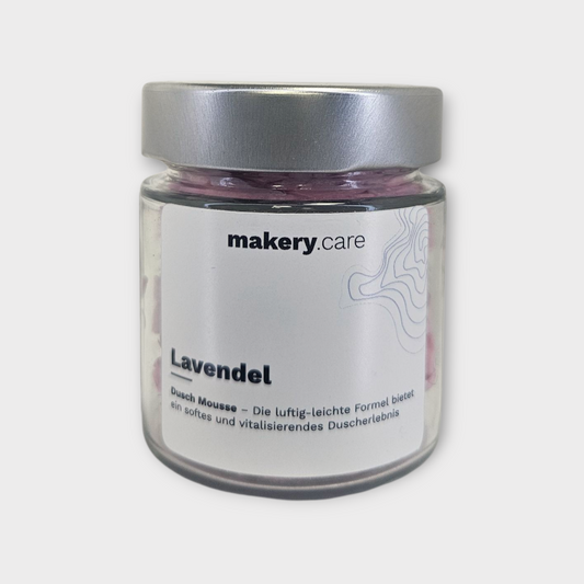Dusch Mousse „Lavendel“ – makery.care (80 g)