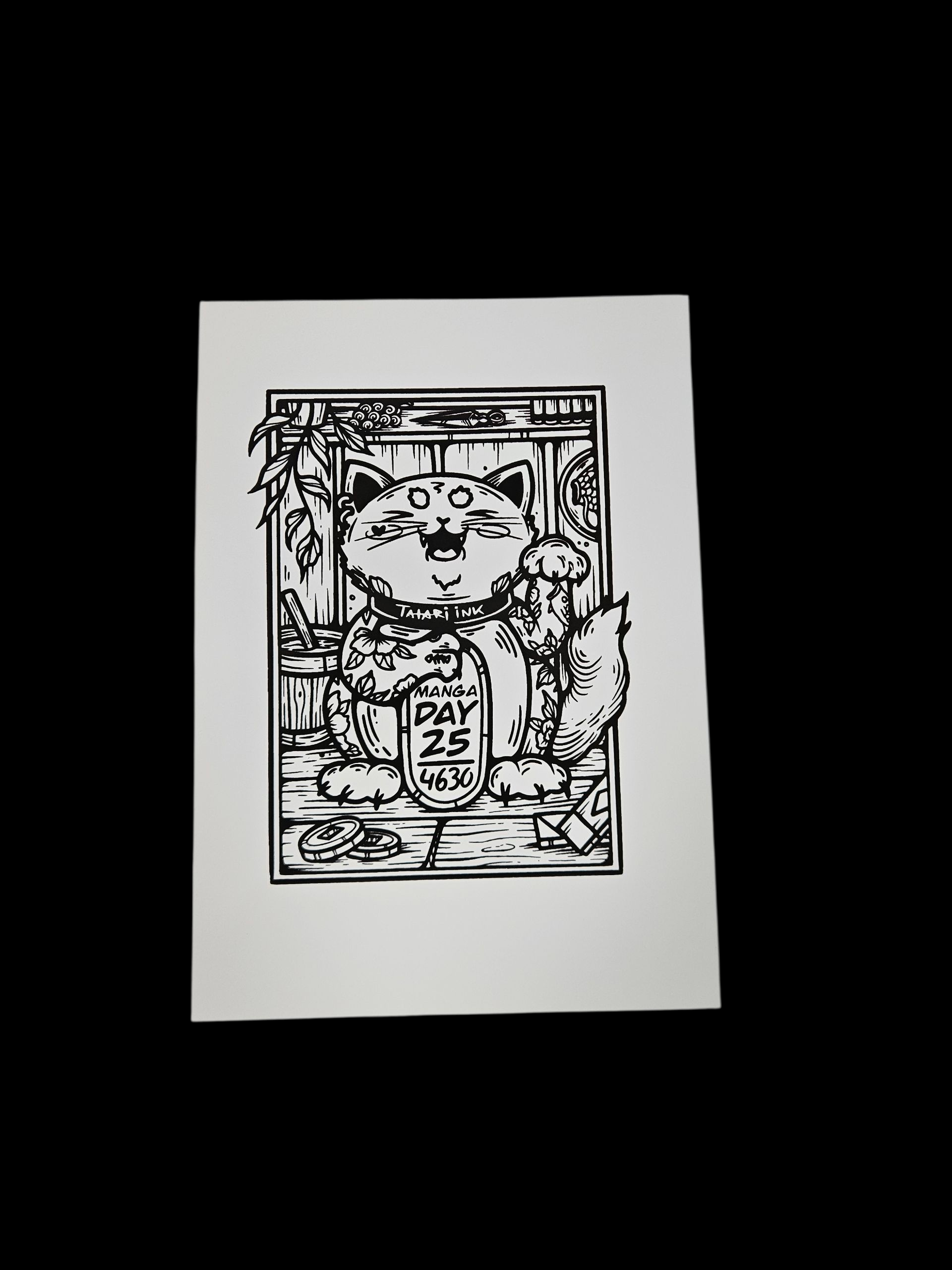 Maneki Spirit Art Print by Tatari_Ink image 0