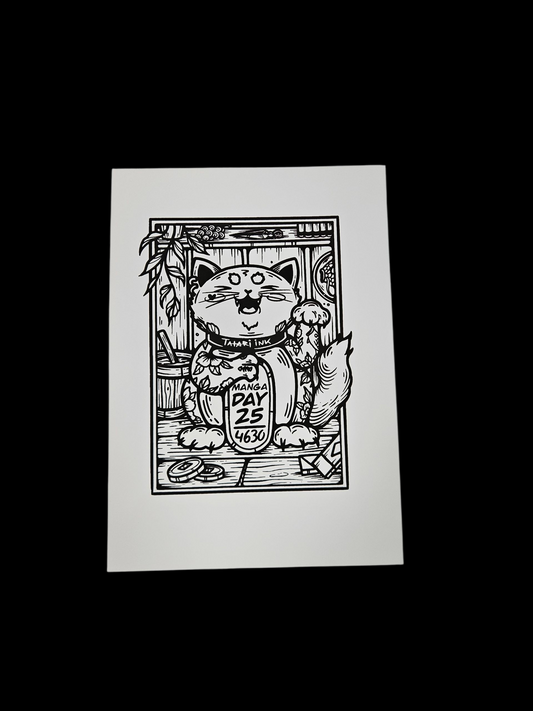 Maneki Spirit Art Print by Tatari_Ink image 0