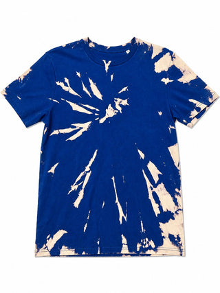 BTK Classic Tee – Tie-Dye Blau/Creme