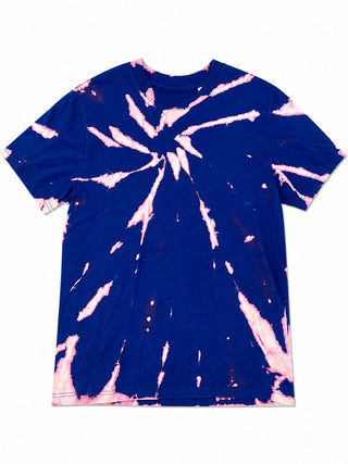 BTK Classic Tee – Tie-Dye Blau/Pink