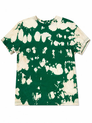 BTK Classic Tee – Tie-Dye Grün/Creme Knautsch