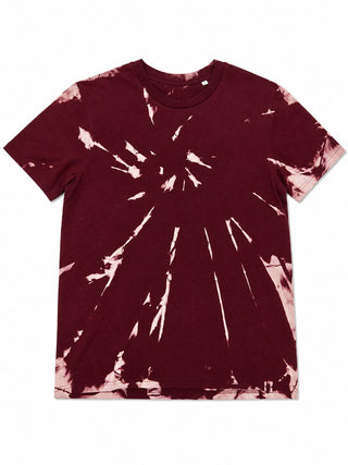 BTK Classic Tee – Tie-Dye Weinrot/Rosa