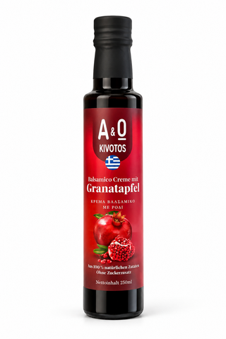 A&O Kivotos Balsamico Creme mit Granatapfel – 250 ml