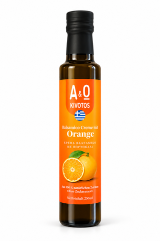 A&O Kivotos Balsamico Creme mit Orange – 250 ml