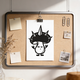 Postkarte Pilz