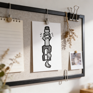Postkarte Bleistift