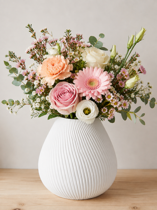 Vase Flora – Weiß