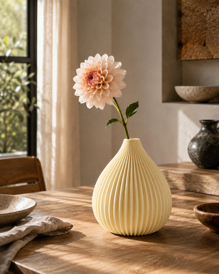 Vase Globo – Gelb, Klein