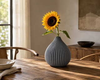 Vase Globo – Grau, Klein