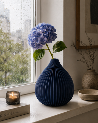 Vase Globo – Navy Blau, Klein