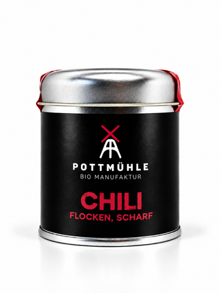 Bio Chili Flocken scharf – Pottmühle