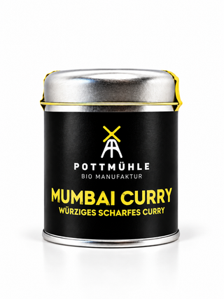 Bio Mumbai Curry scharfe Gewürzmischung – Pottmühle