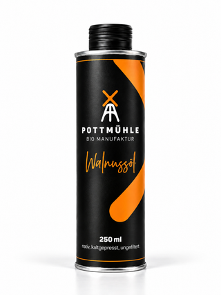 Bio Walnussöl kaltgepresst & ungefiltert – Pottmühle