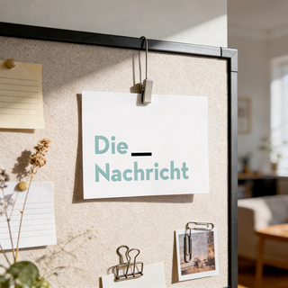 Postkarte Nachricht