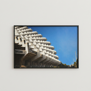 DIN A3 Offset Print „Ruhrstadion Glitch“ – Inception Edit auf 300g cremefarbenem Papier – Hoodshoot