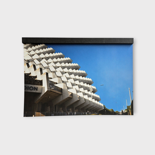 DIN A3 Offset Print „Ruhrstadion Glitch“ – Inception Edit auf 300g cremefarbenem Papier – Hoodshoot