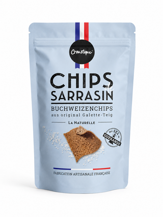 Croustique – La Naturelle Buchweizenchips mit Sel de Guérande | 70 g