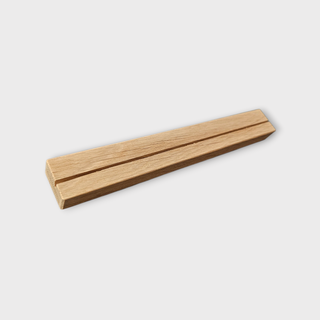 Kartenständer Holz 21 cm – Doppelhalter – Buche, Birke oder Schwarz – Für 2 Karten & Fotos