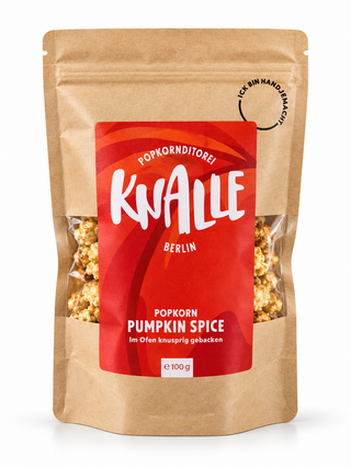 Knalle Pumpkin Spice Popcorn – handgemacht in Berlin 100 g