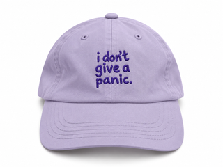 i don't give a panic. – Dad Cap Lavender | why even try