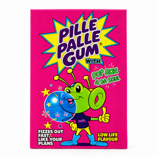 Pille Palle Gum – Retro-Postkarte DIN A6 | why even try