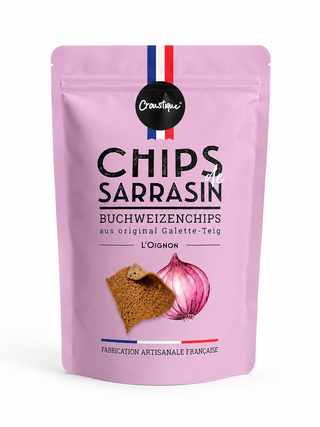 Croustique Chips de Sarrasin L’Oignon – Buchweizenchips mit Zwiebel – 70 g