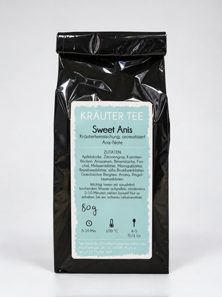 Tee-Marie Kräutertee Sweet Anis – Aromatische Kräuterteemischung mit Anis Note