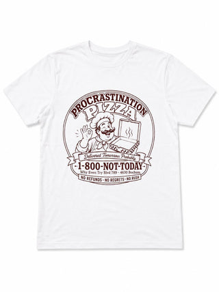 Procrastination Pizza – Statement Tee