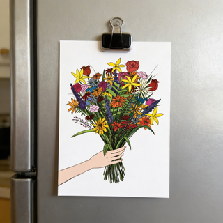 Postkarte Flower Bouquet