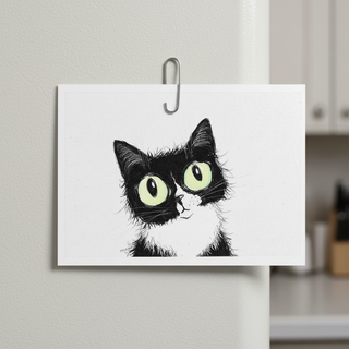 Postkarte Staring Cat