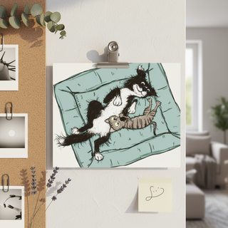 Postkarte Best Friends