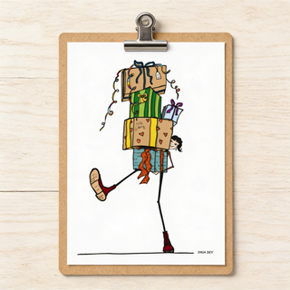 Postkarte Happy Birthday